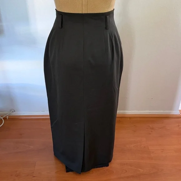 Vintage Dana Brooke Button Front Gazette Skirt - Picture 3 of 5